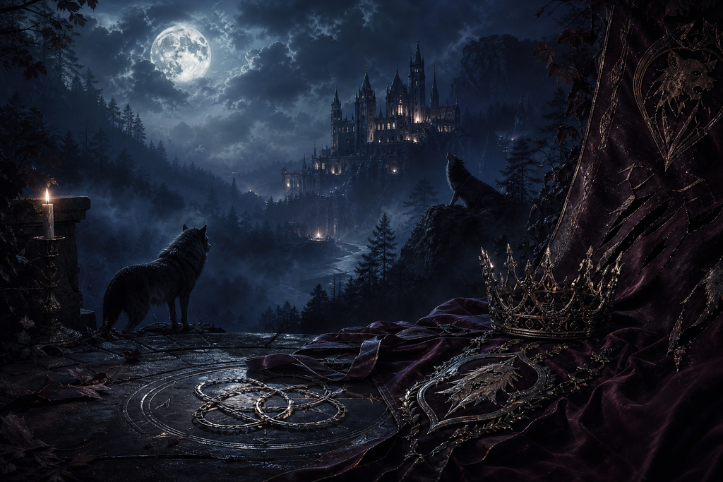A Broken Alpha Heiress's Revenge - Moonlit Vice Books mood artwork