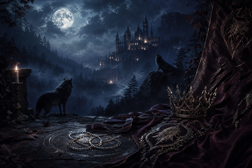 A Broken Alpha Heiress's Revenge - Moonlit Vice Books mood artwork