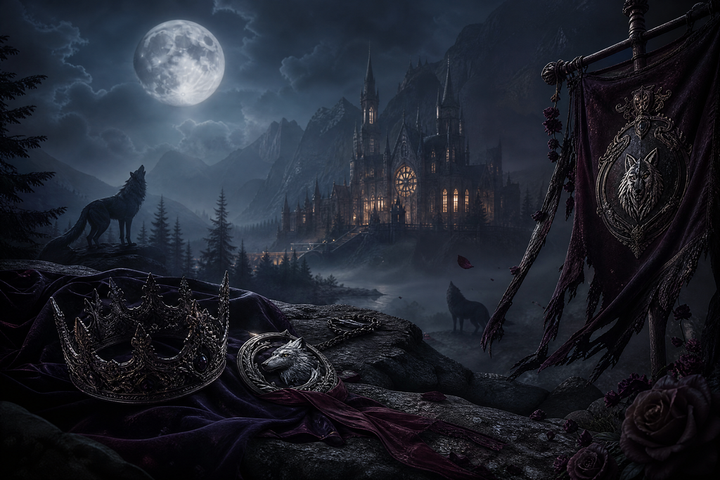 A Warrior Luna's Awakening - Moonlit Vice Books mood artwork
