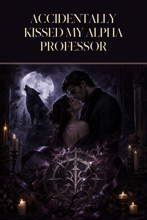 Accidentally Kissed My Alpha Professor - Moonlit Vice Books cover art