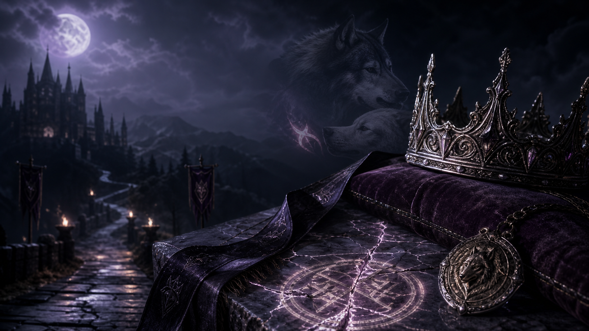 Accidentally Marked By The Alpha King - Moonlit Vice Books blog artwork