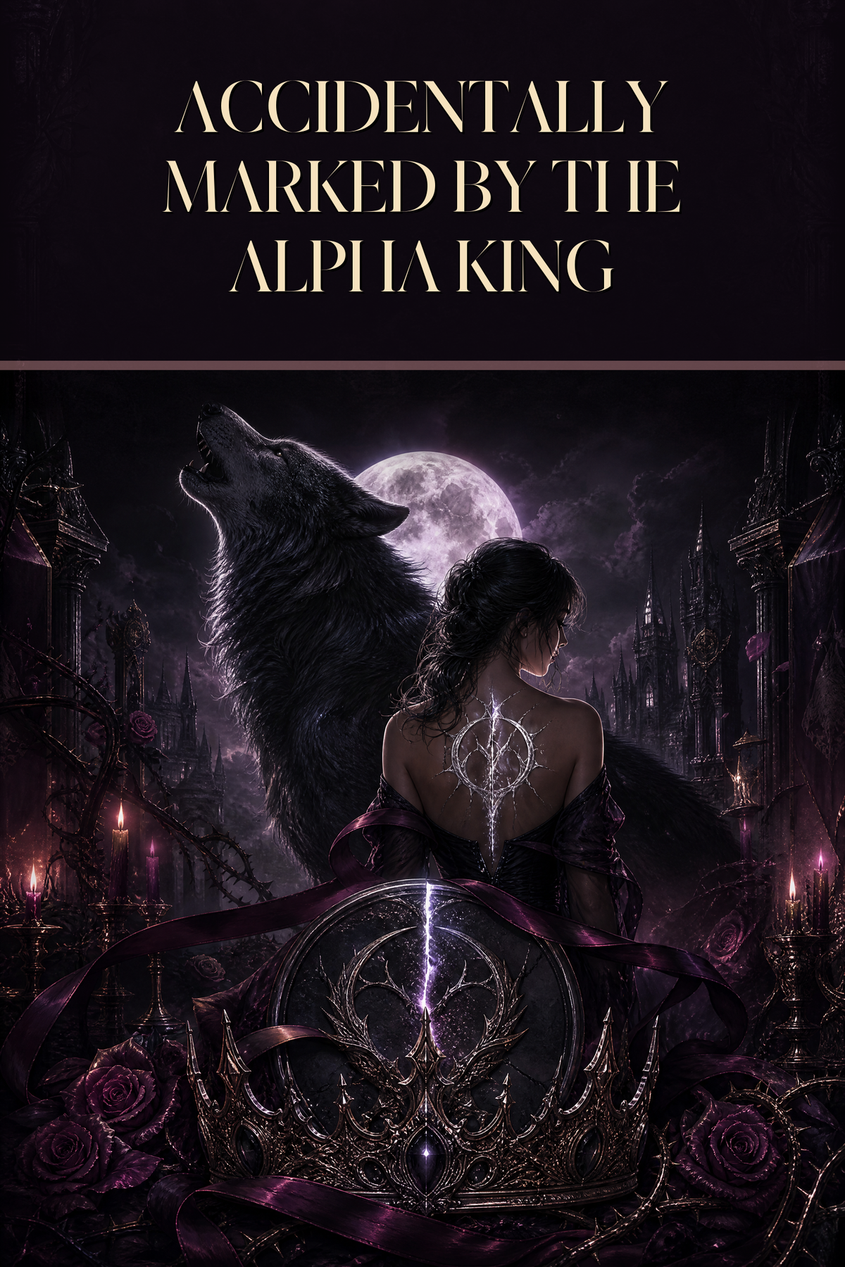 Accidentally Marked By The Alpha King - Moonlit Vice Books cover art