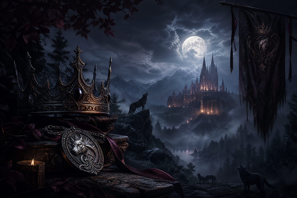 Accidentally Marked By The Alpha King - Moonlit Vice Books mood artwork