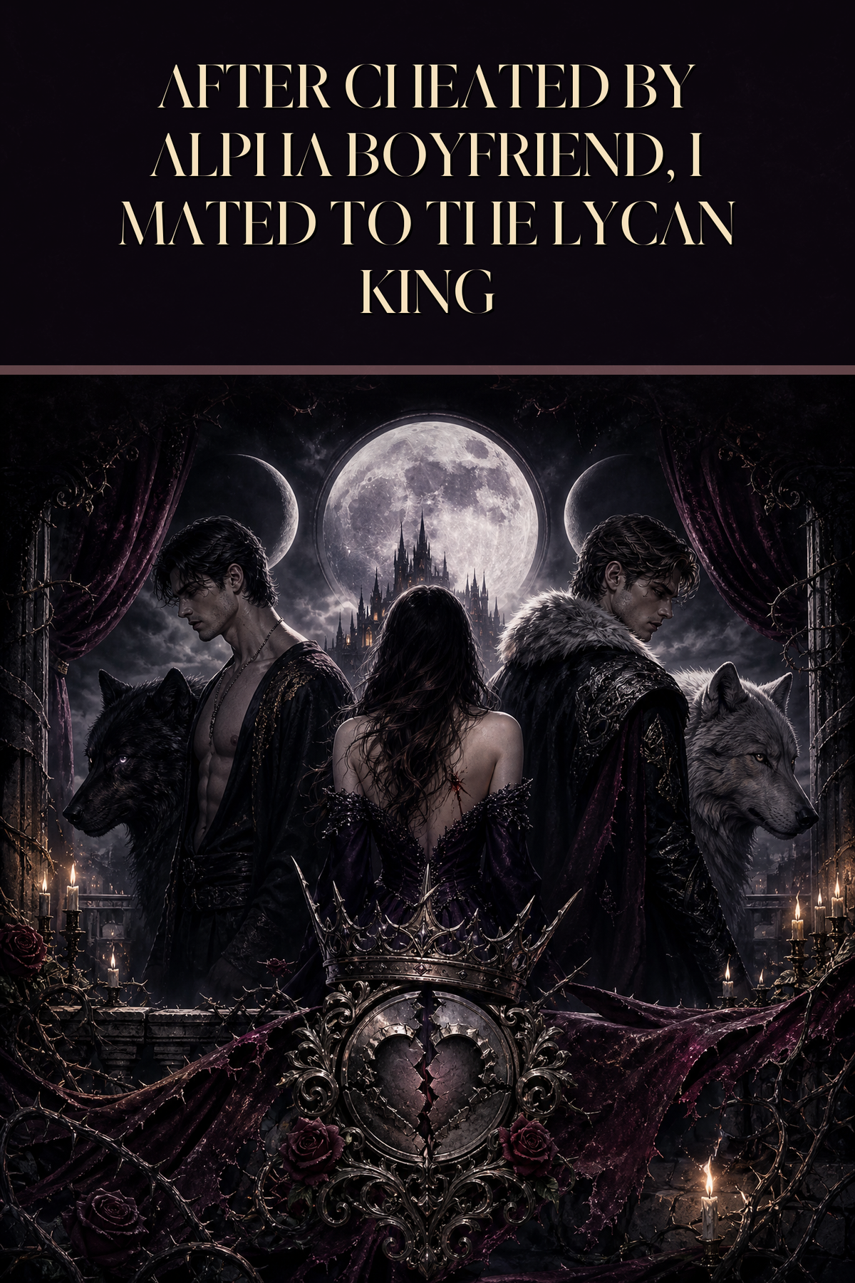 After Cheated By Alpha Boyfriend, I Mated To The Lycan King - Moonlit Vice Books cover art