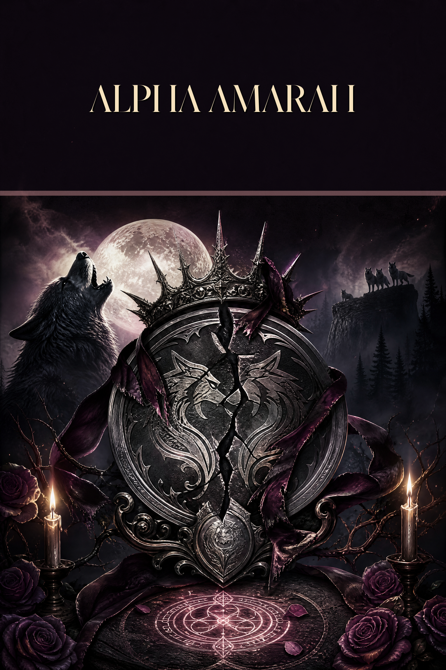 Alpha Amarah - Moonlit Vice Books preview cover image