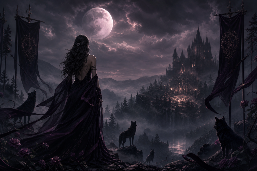 Alpha Hayley's Destined Mate - Moonlit Vice Books mood artwork