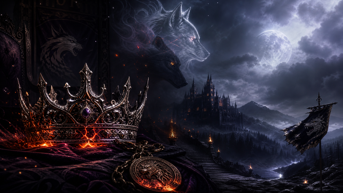 Alpha King Of Fire - Moonlit Vice Books blog artwork