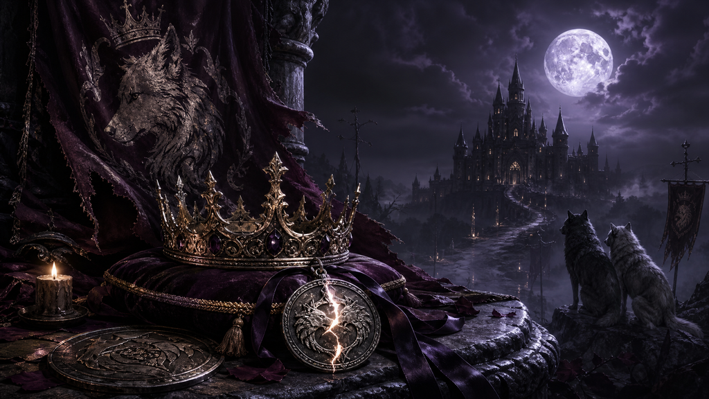 Alpha King's Lost Luna - Moonlit Vice Books blog artwork