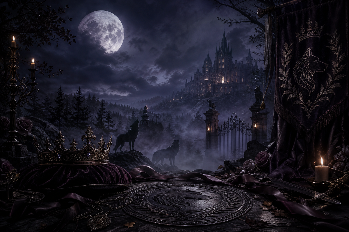 Alpha Stepfather Is My Mate - Moonlit Vice Books mood artwork