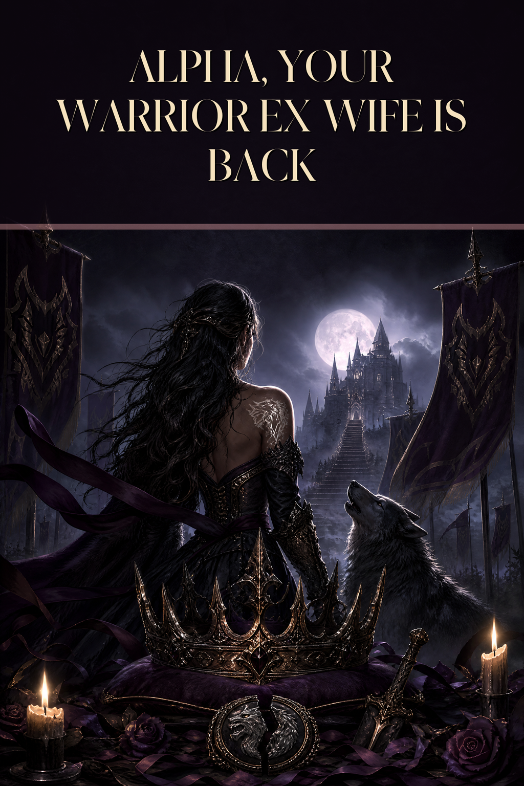 Alpha, Your Warrior Ex-wife Is Back - Moonlit Vice Books cover art