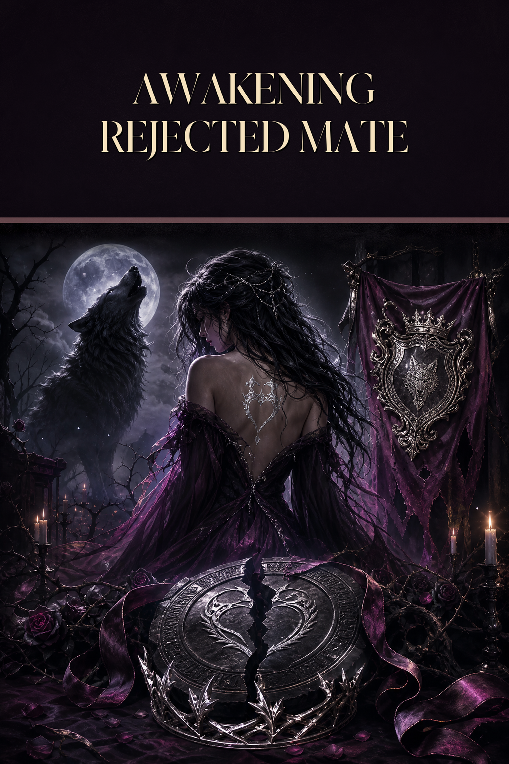 Awakening Rejected Mate - Moonlit Vice Books cover art