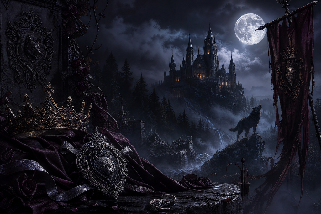Being the Lycan Queen, Claiming by the Alpha - Moonlit Vice Books mood artwork