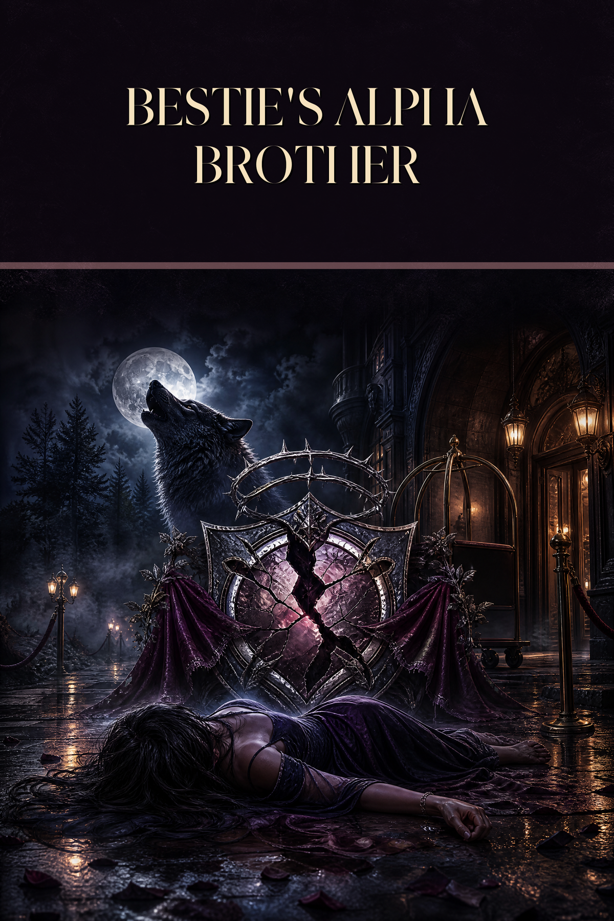 Bestie's Alpha Brother - Moonlit Vice Books cover art