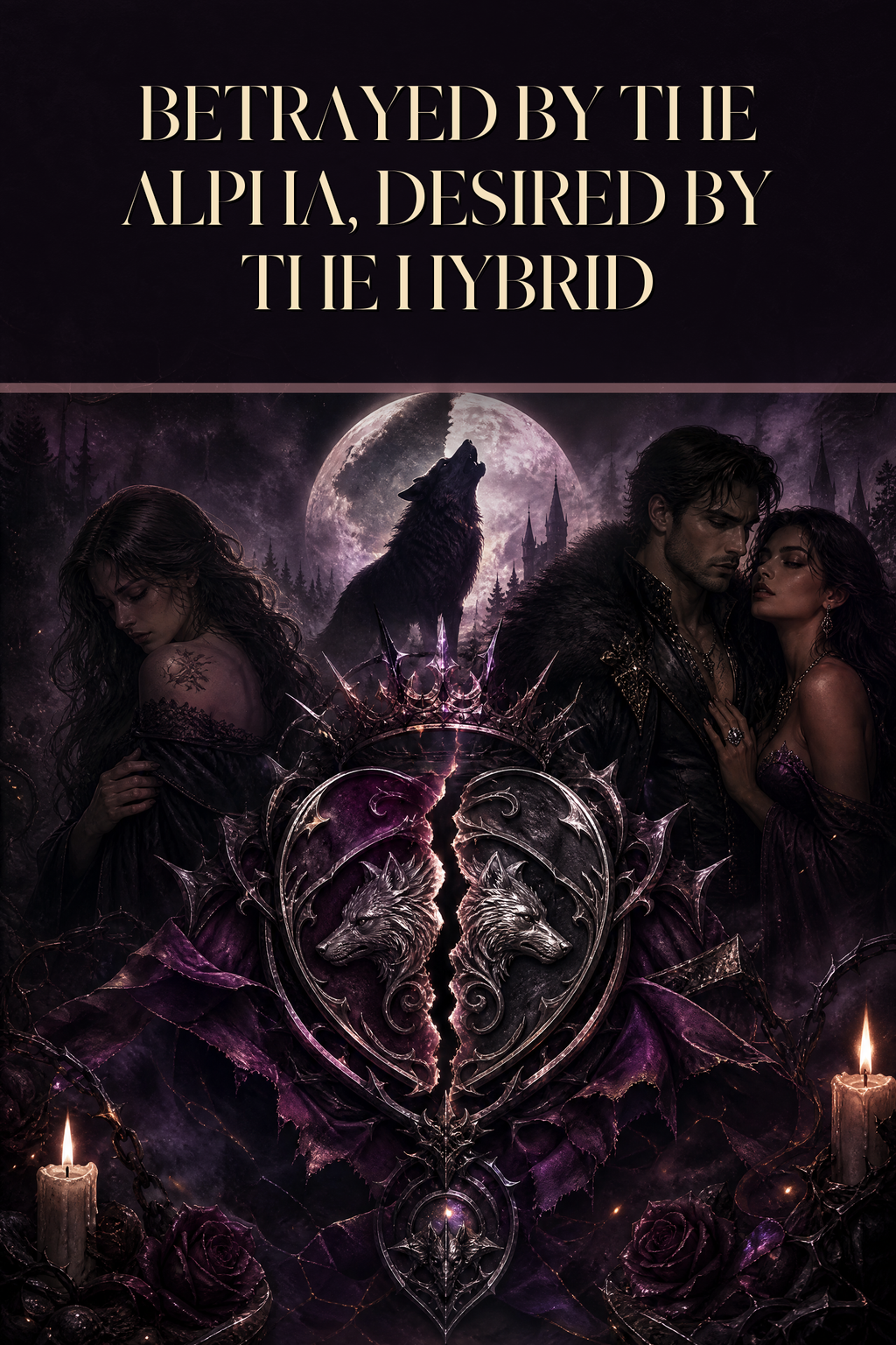 Betrayed By The Alpha, Desired By The Hybrid - Moonlit Vice Books cover art