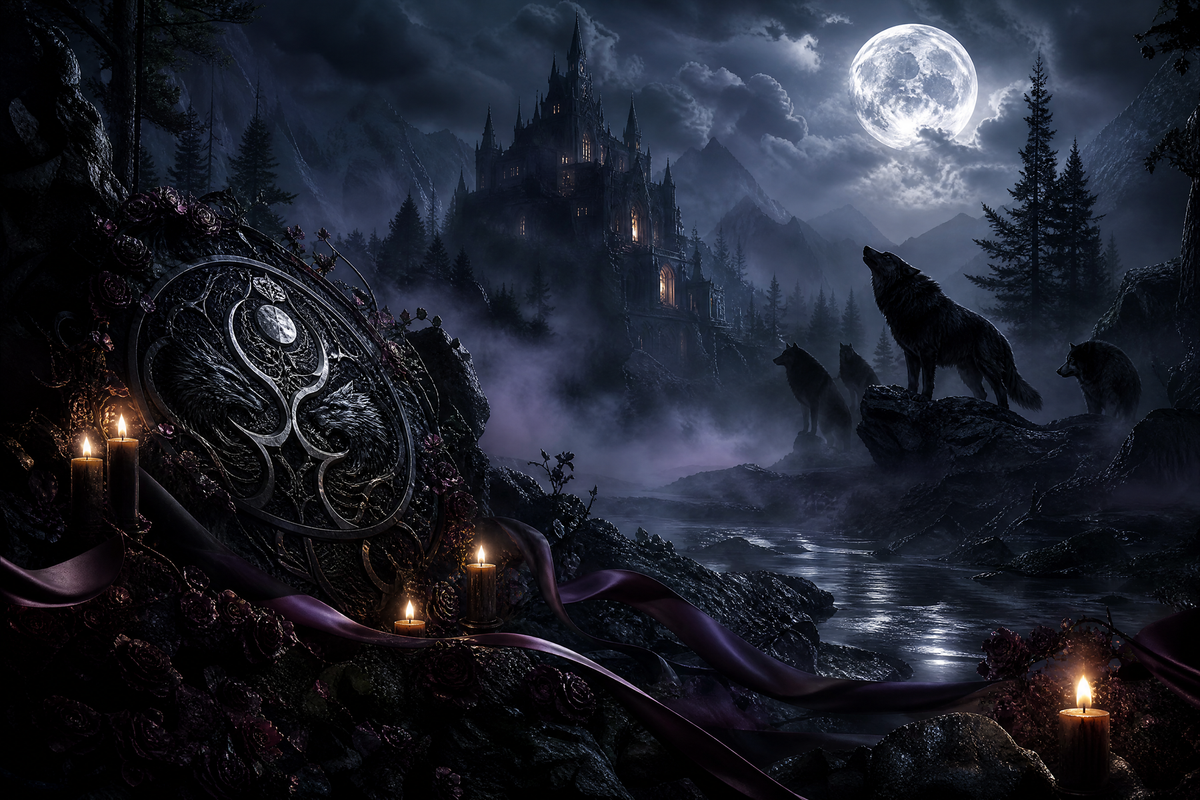 Bound To Rival Alpha - Moonlit Vice Books mood artwork