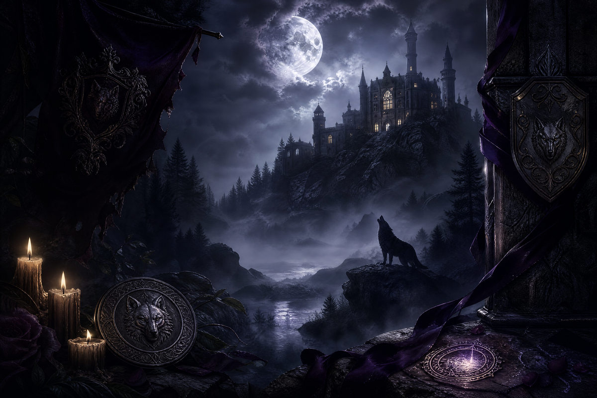 Bound To The Broken Alpha - Moonlit Vice Books mood artwork