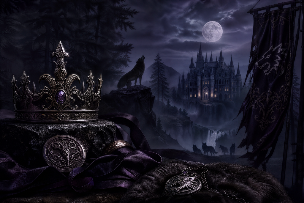 Chasing His Kickass Luna Back - Moonlit Vice Books mood artwork