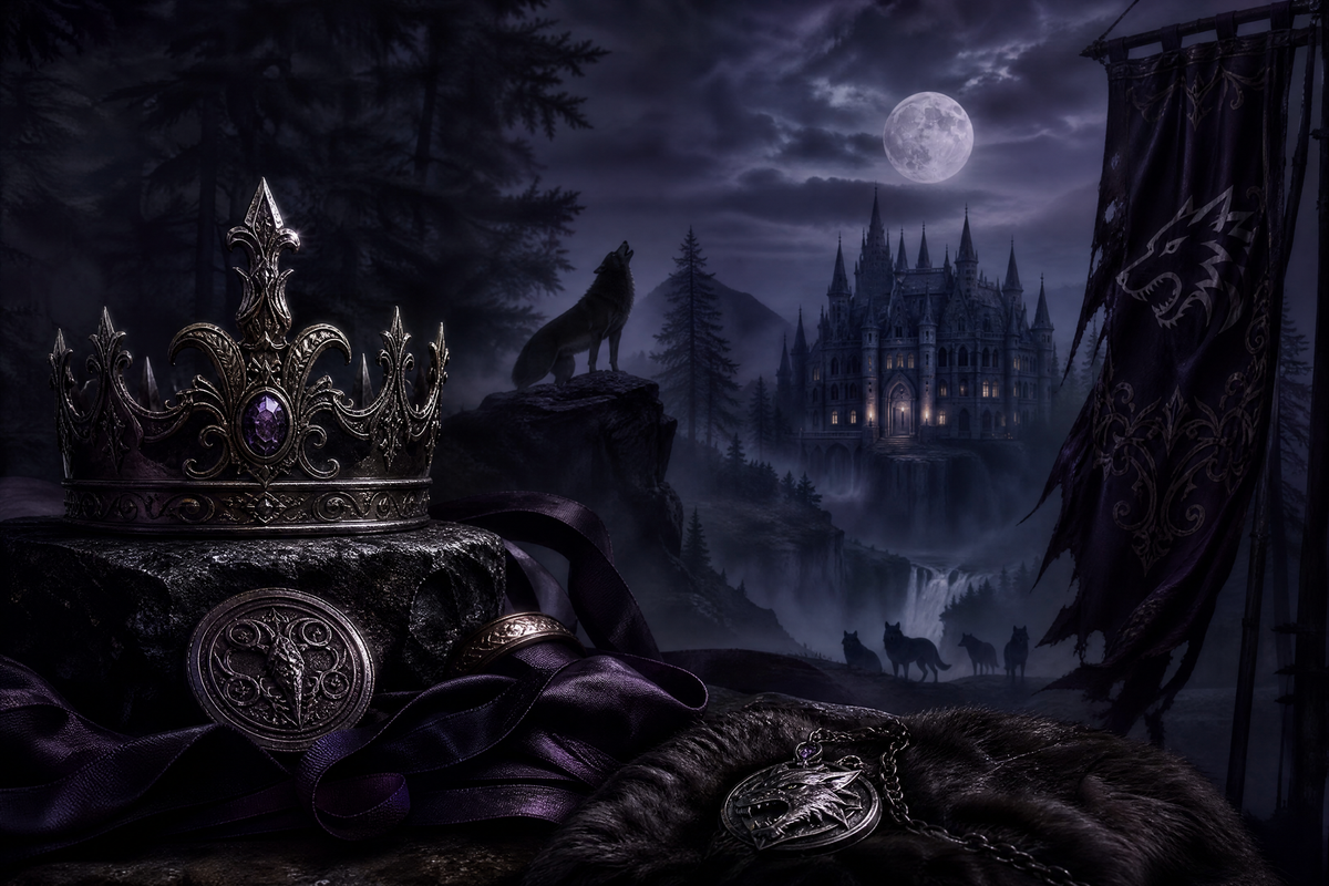 Chasing His Kickass Luna Back - Moonlit Vice Books mood artwork
