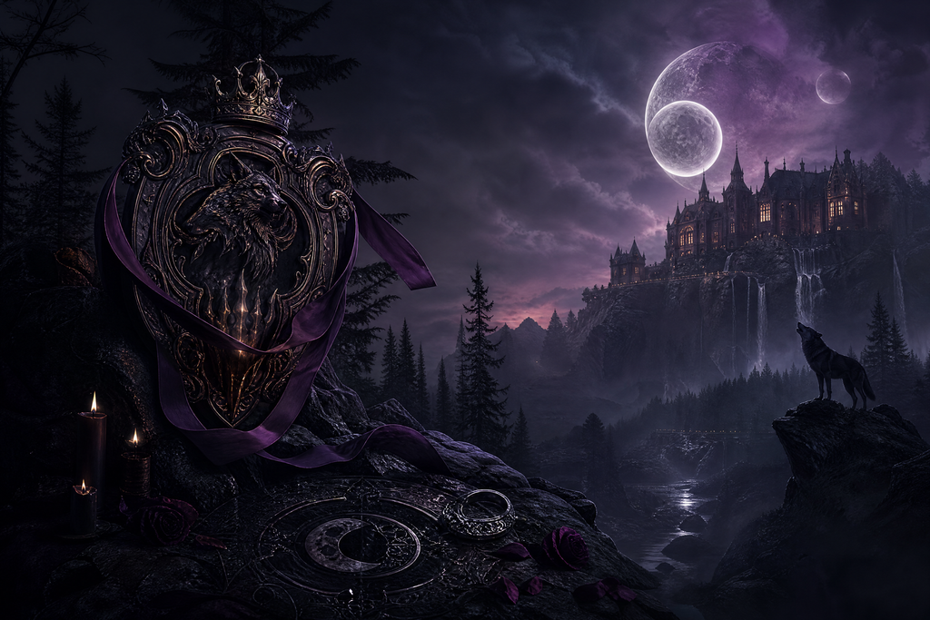 Claimed By My Bestie's Alpha Daddy - Moonlit Vice Books mood artwork