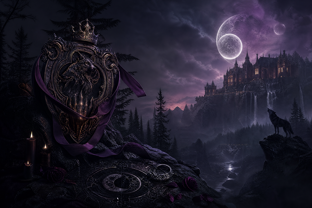 Claimed By My Bestie's Alpha Daddy - Moonlit Vice Books mood artwork