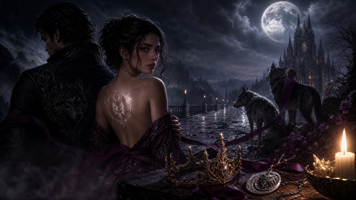 Claimed by the Alpha After One Night - Moonlit Vice Books blog artwork
