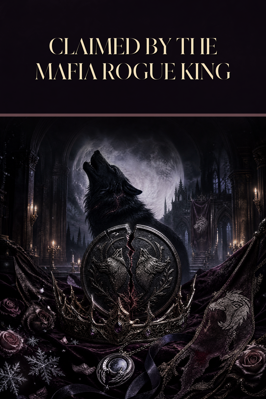 Claimed By The Mafia Rogue King - Moonlit Vice Books cover art