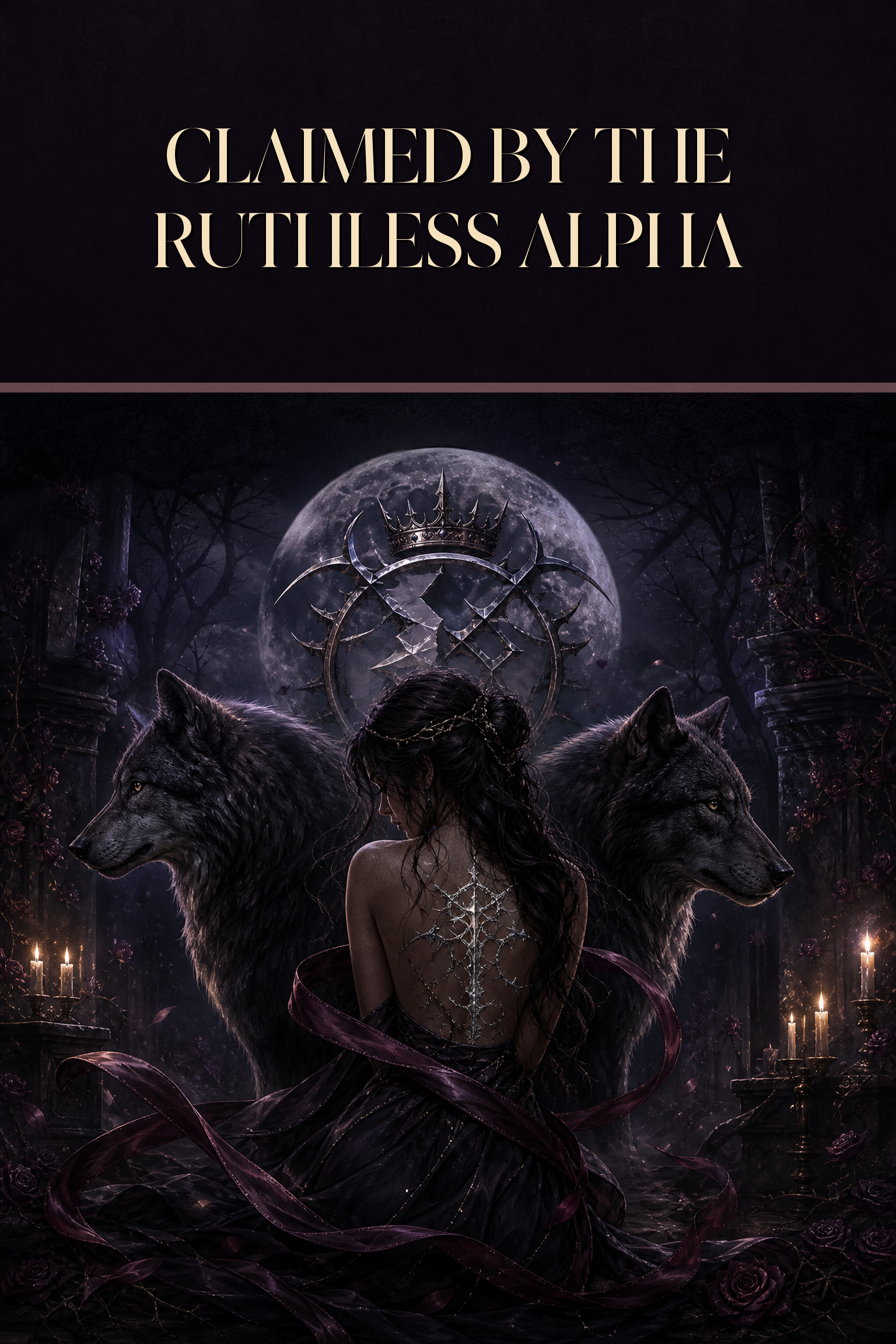 Claimed By The Ruthless Alpha - Moonlit Vice Books preview cover image