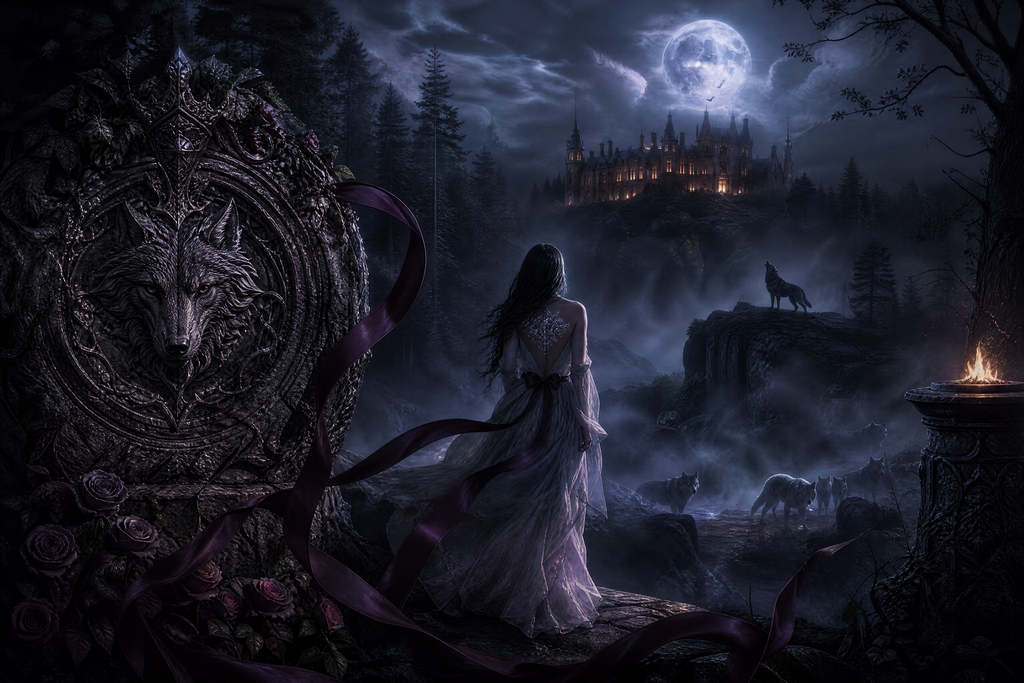 Claimed By The Ruthless Alpha - Moonlit Vice Books mood artwork