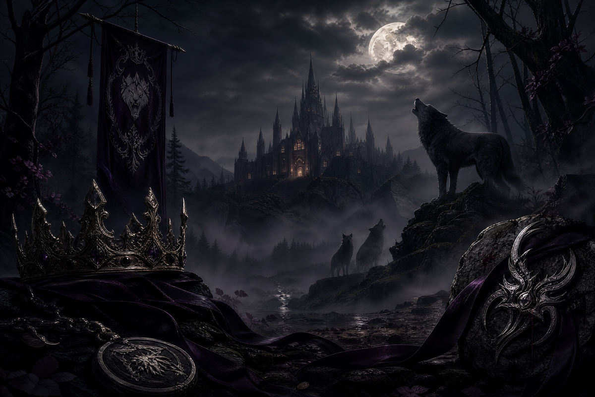 Claimed In The Shadows - Moonlit Vice Books mood artwork