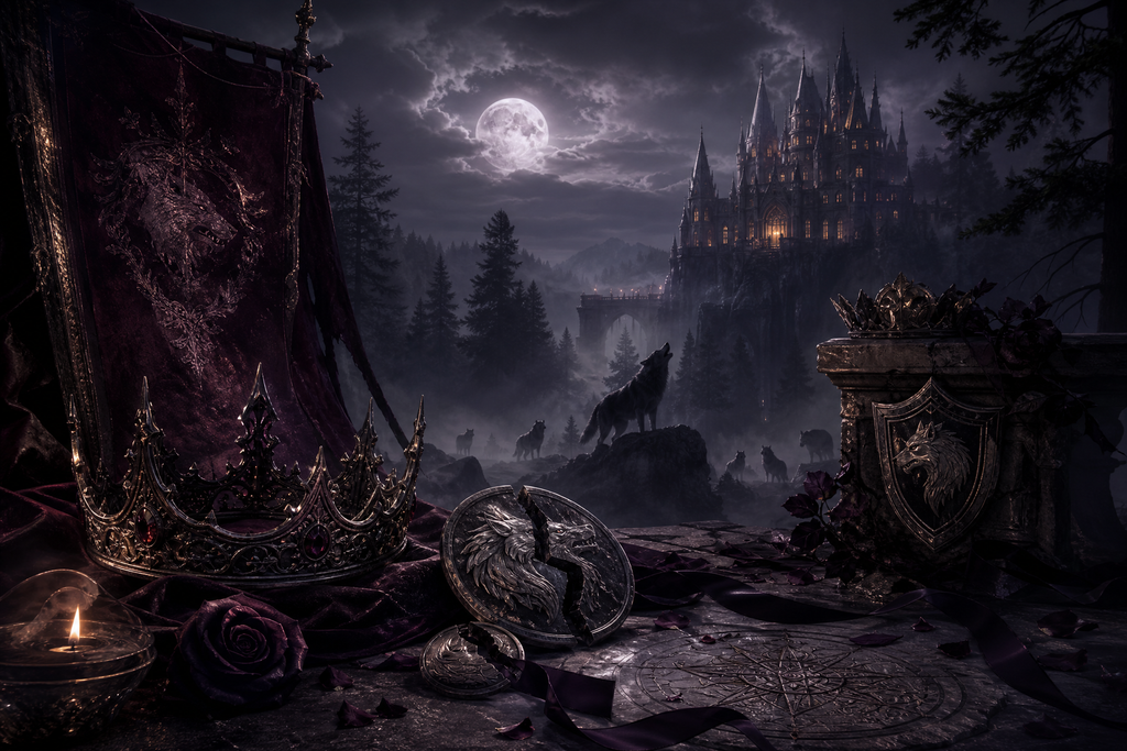 Counterback of the Despised Luna - Moonlit Vice Books mood artwork