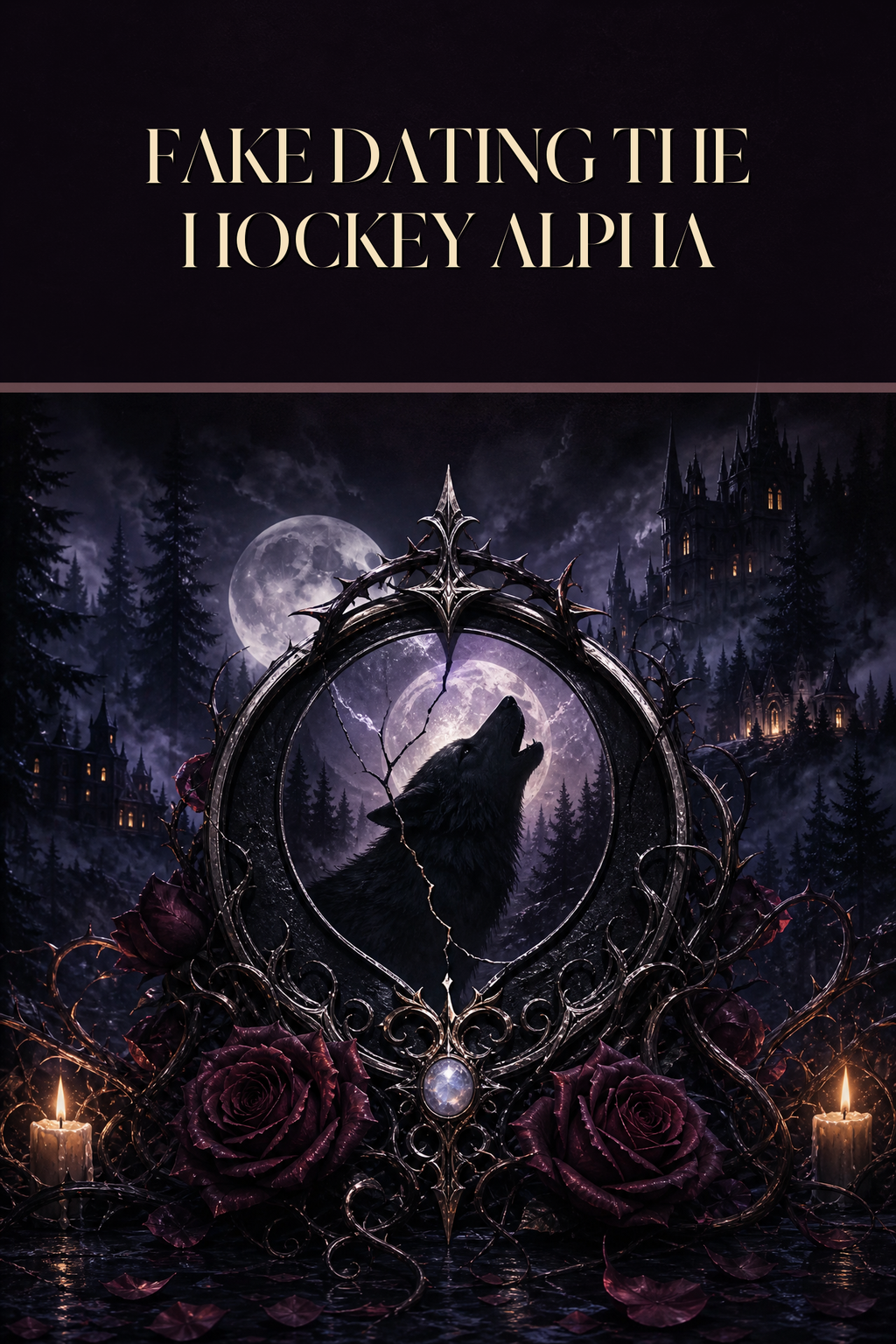 Fake Dating The Hockey Alpha - Moonlit Vice Books cover art
