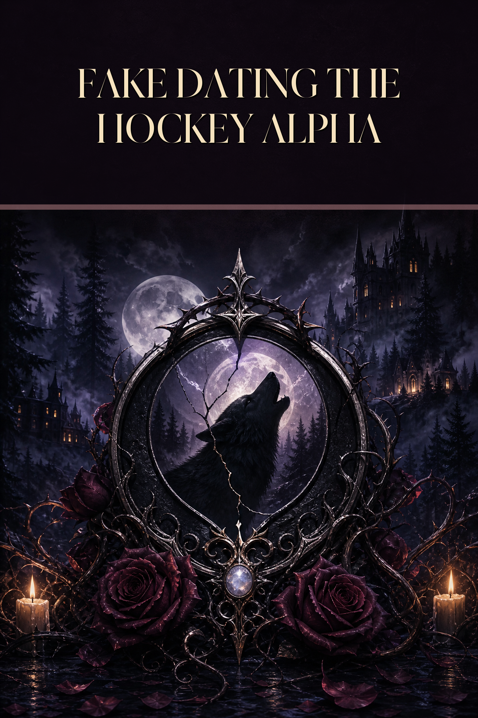Fake Dating The Hockey Alpha - Moonlit Vice Books cover art