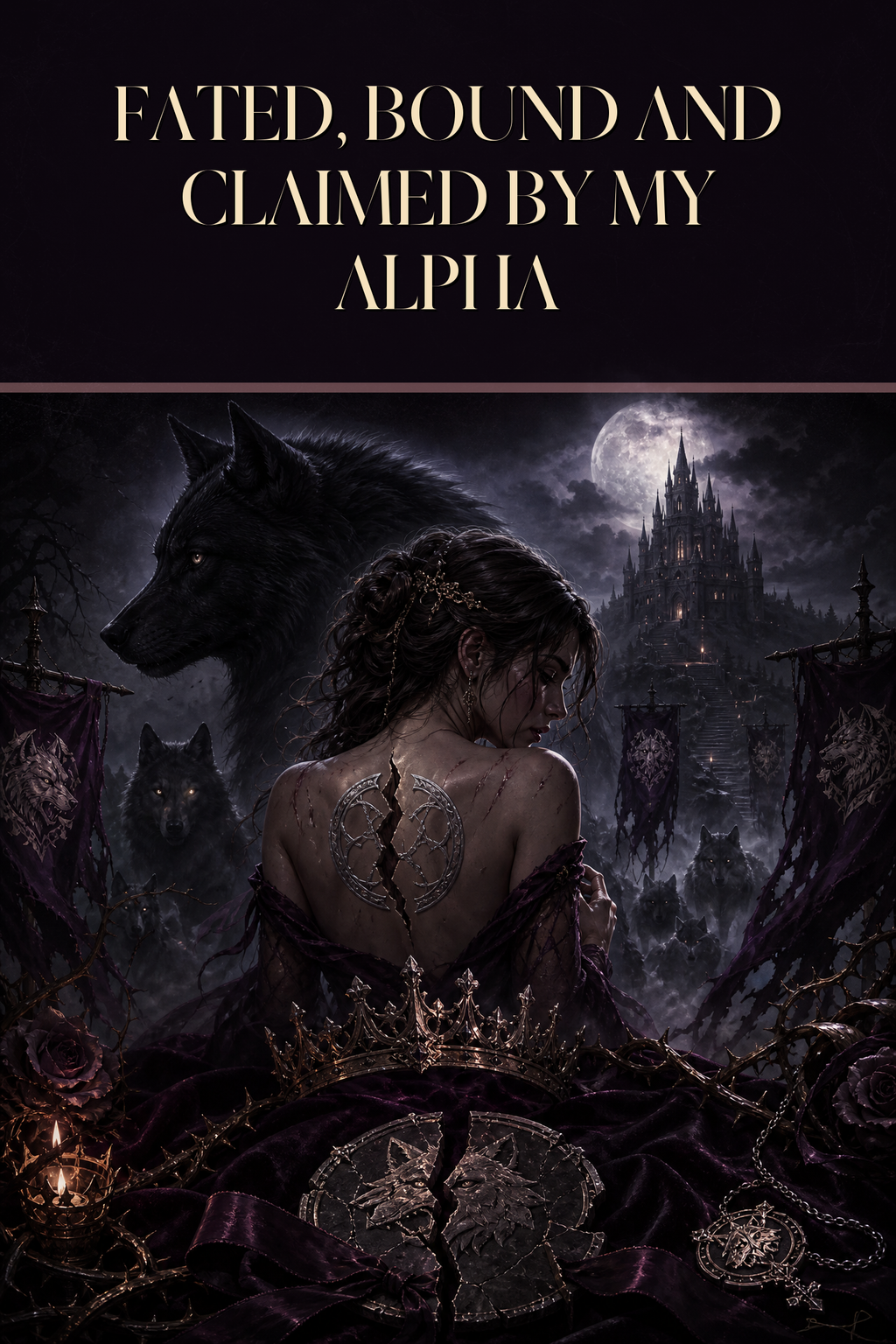 Fated, Bound and Claimed by My Alpha - Moonlit Vice Books cover art