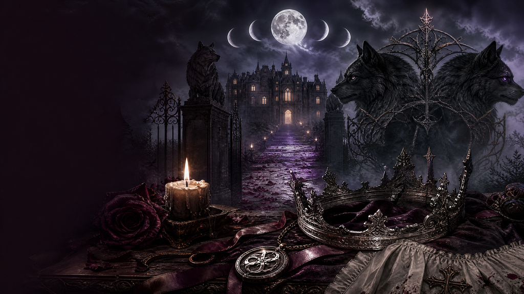 Fated To The Rude Alpha Twins - Moonlit Vice Books blog artwork
