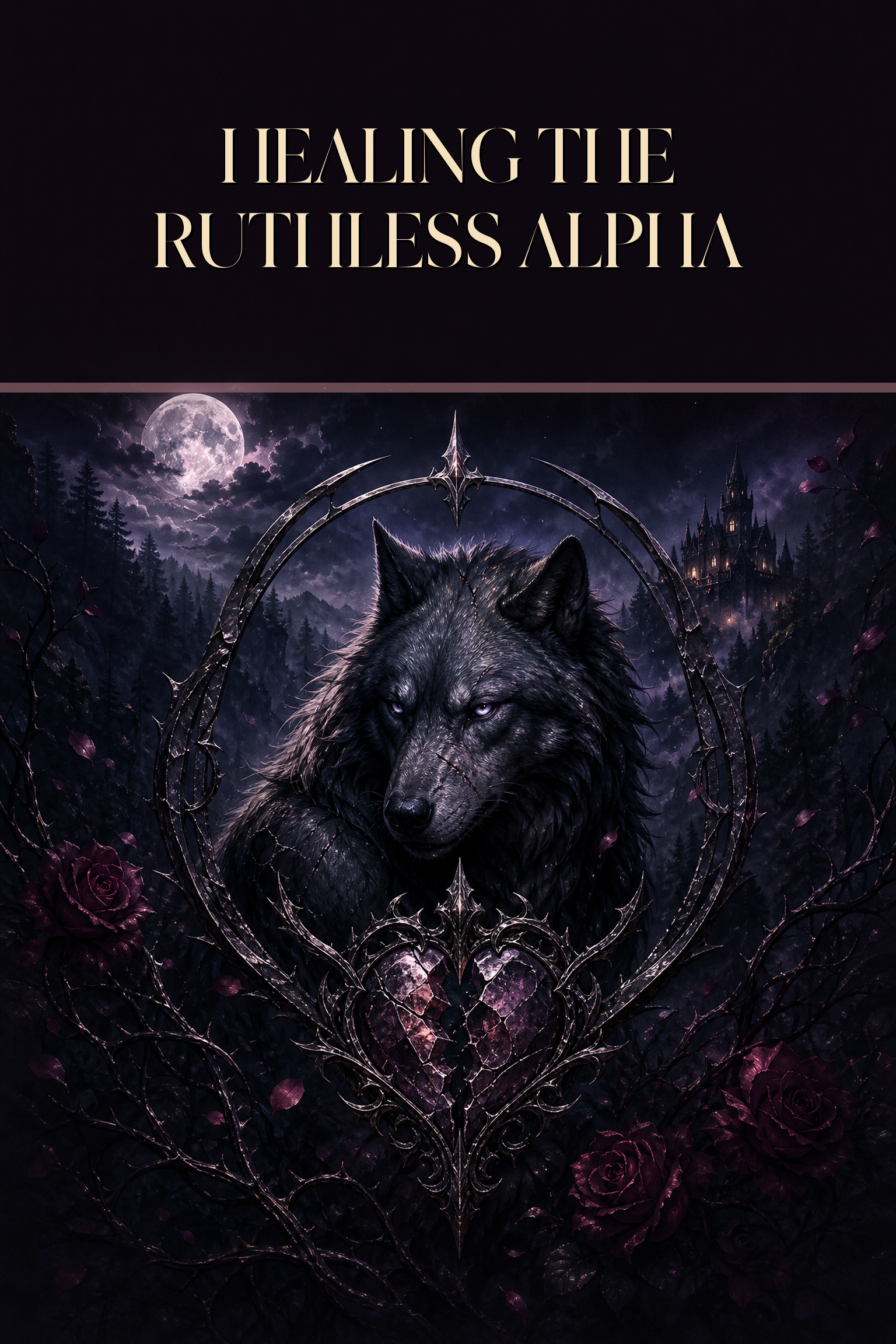 Healing The Ruthless Alpha - Moonlit Vice Books preview cover image