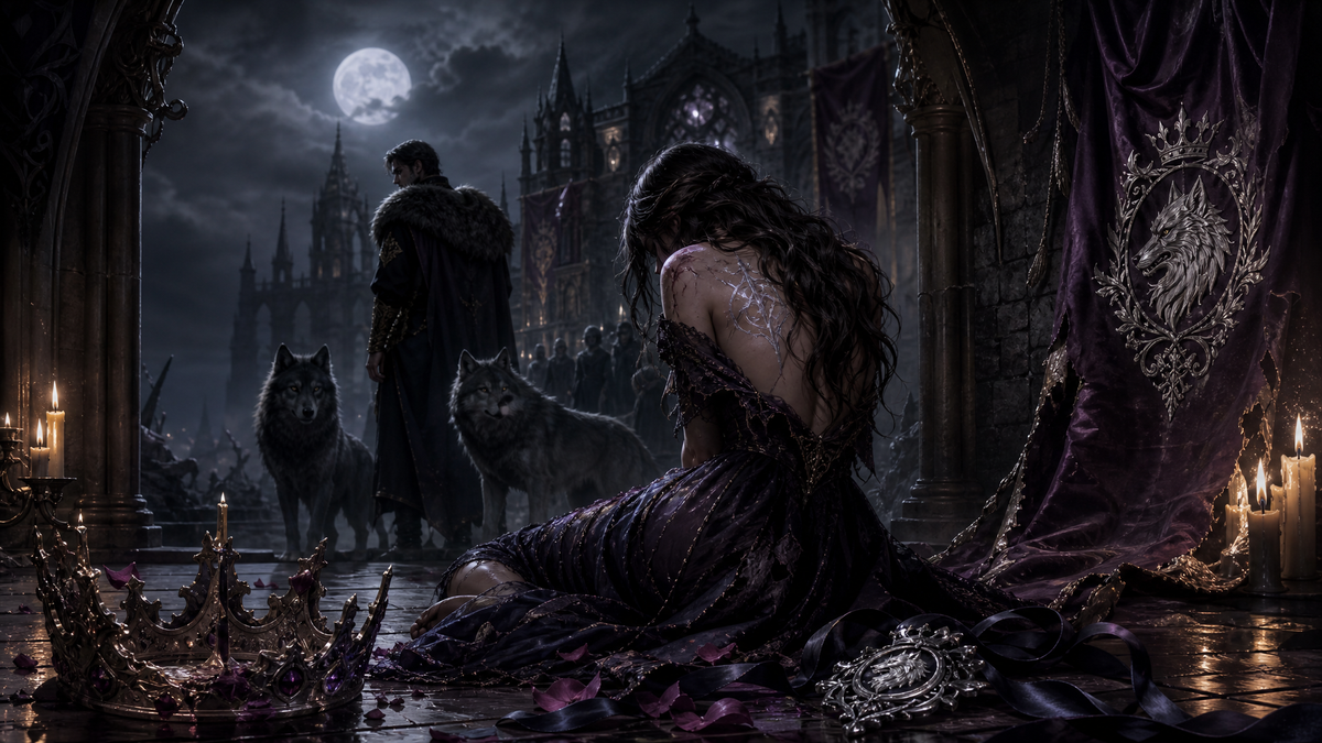 Her Alpha's Rejected Mate - Moonlit Vice Books blog artwork