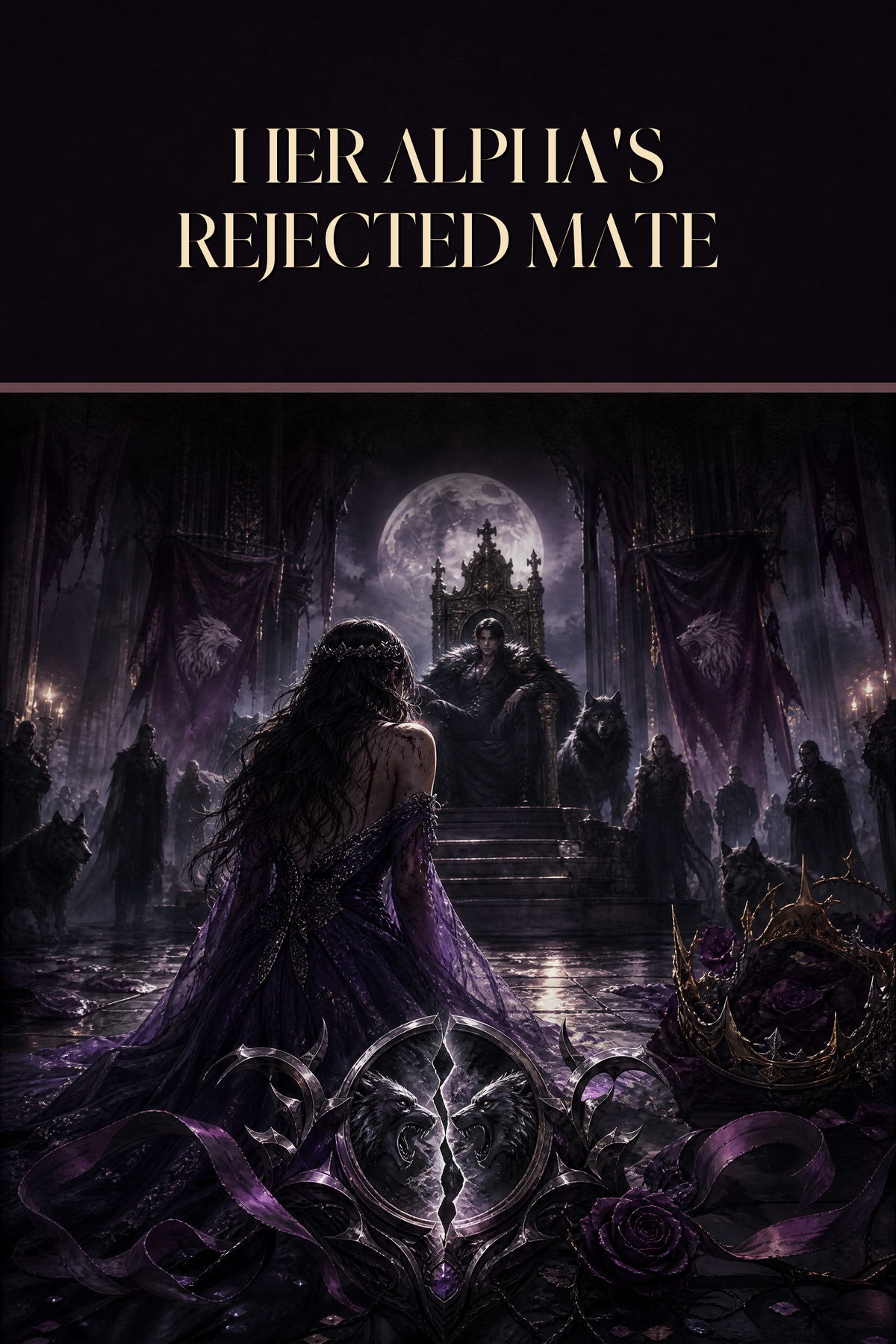 Her Alpha's Rejected Mate - Moonlit Vice Books cover art