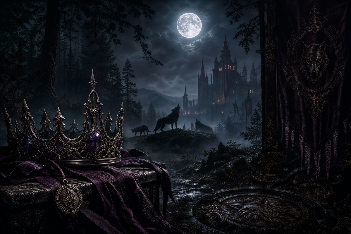 His Mate: Vampire Prince - Moonlit Vice Books mood artwork