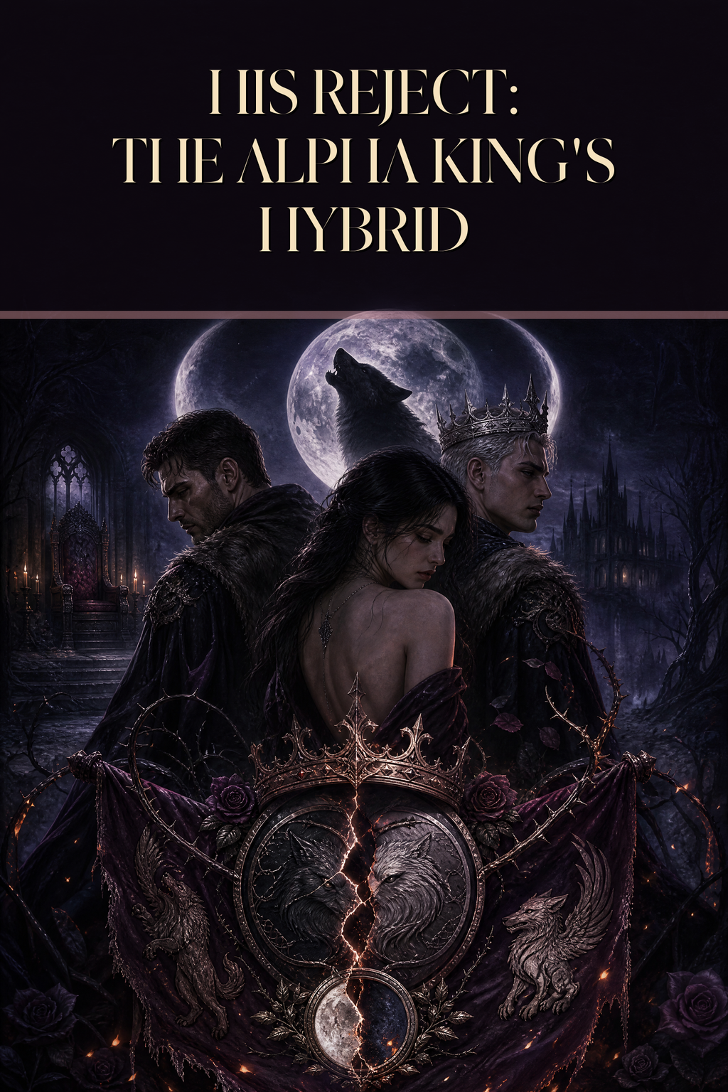 His Reject: The Alpha King's Hybrid - Moonlit Vice Books cover art