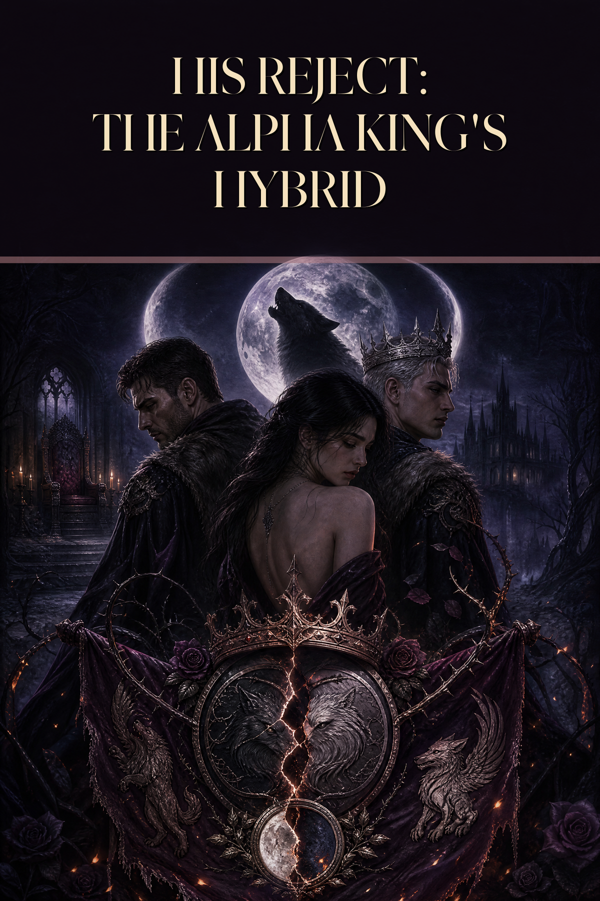 His Reject: The Alpha King's Hybrid - Moonlit Vice Books cover art