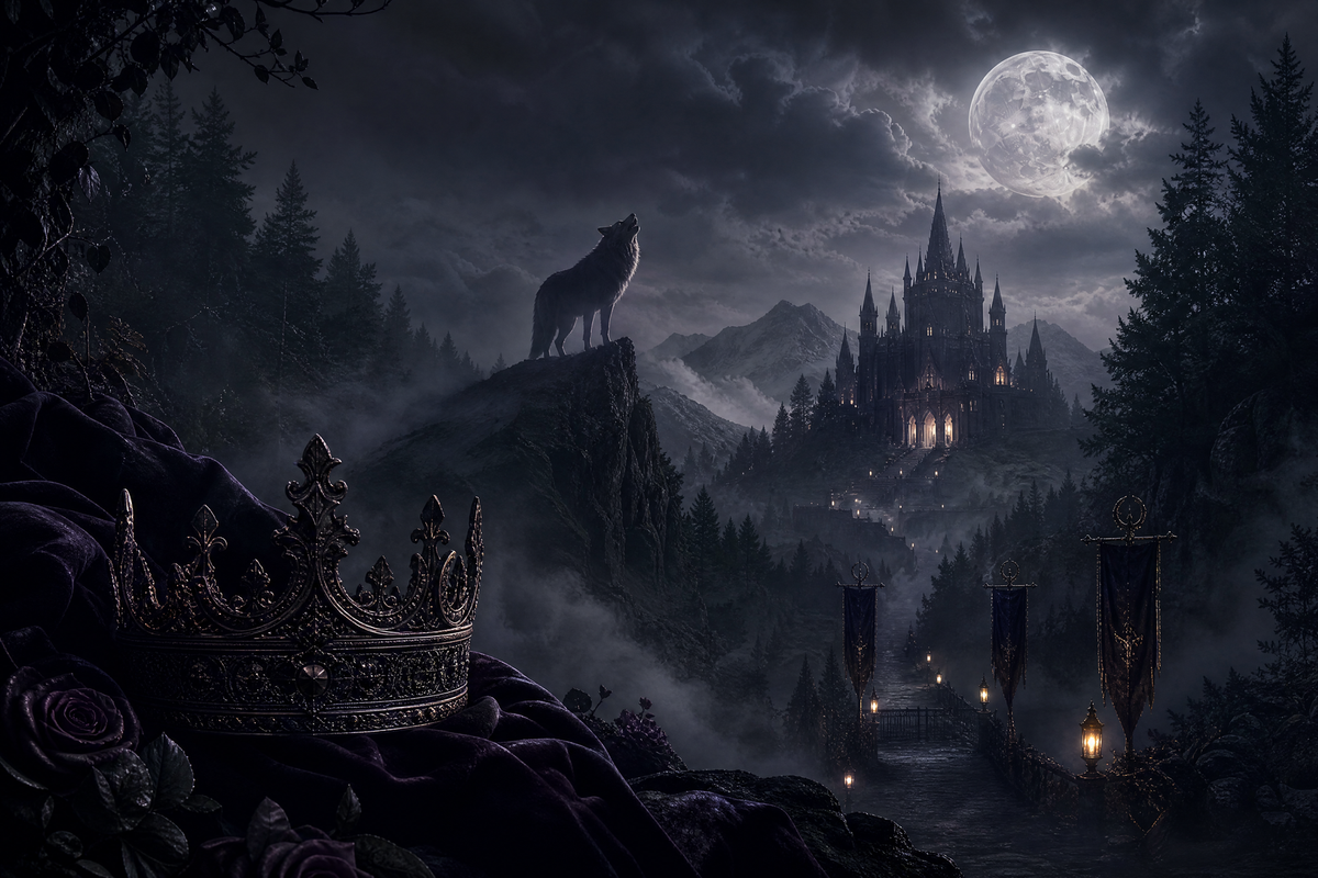 In Love With A Lycan - Moonlit Vice Books mood artwork
