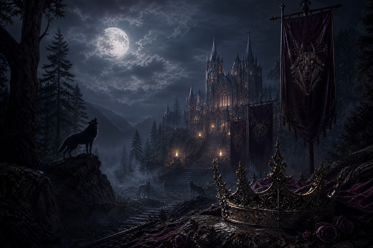 Luna Battle The Game - Moonlit Vice Books mood artwork