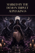 Marked By The Demon Triplet Alpha Kings - Moonlit Vice Books cover art