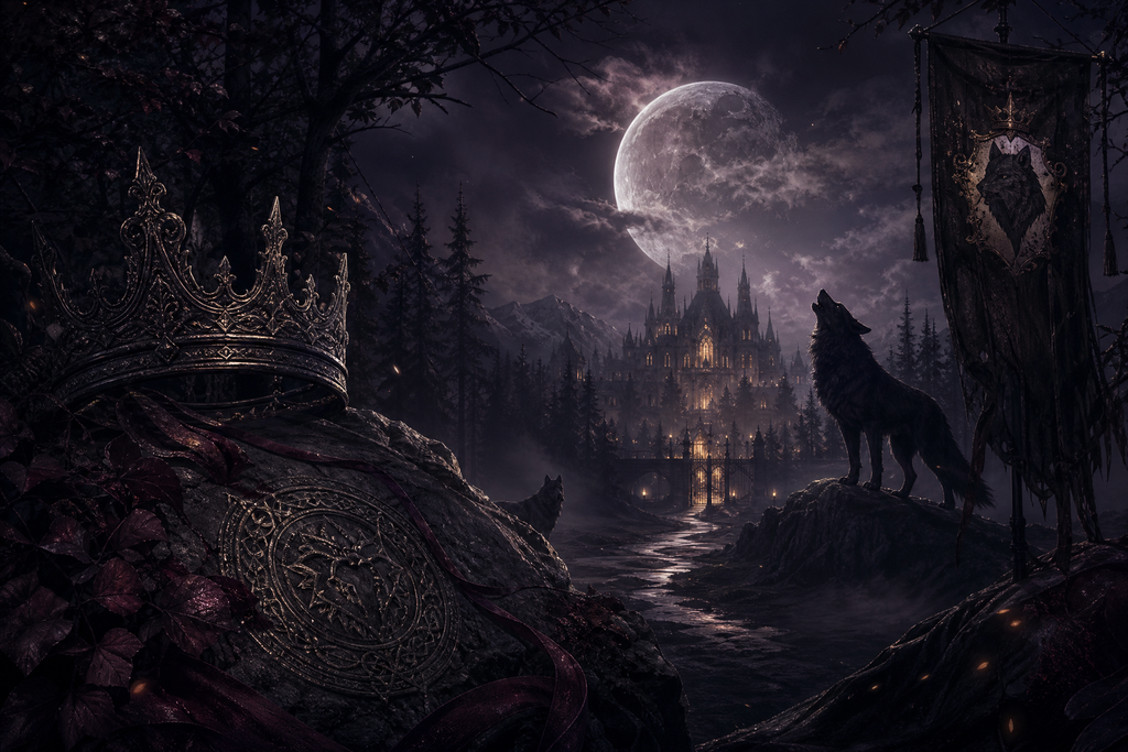 Marked by the Pureblood Alpha - Moonlit Vice Books mood artwork