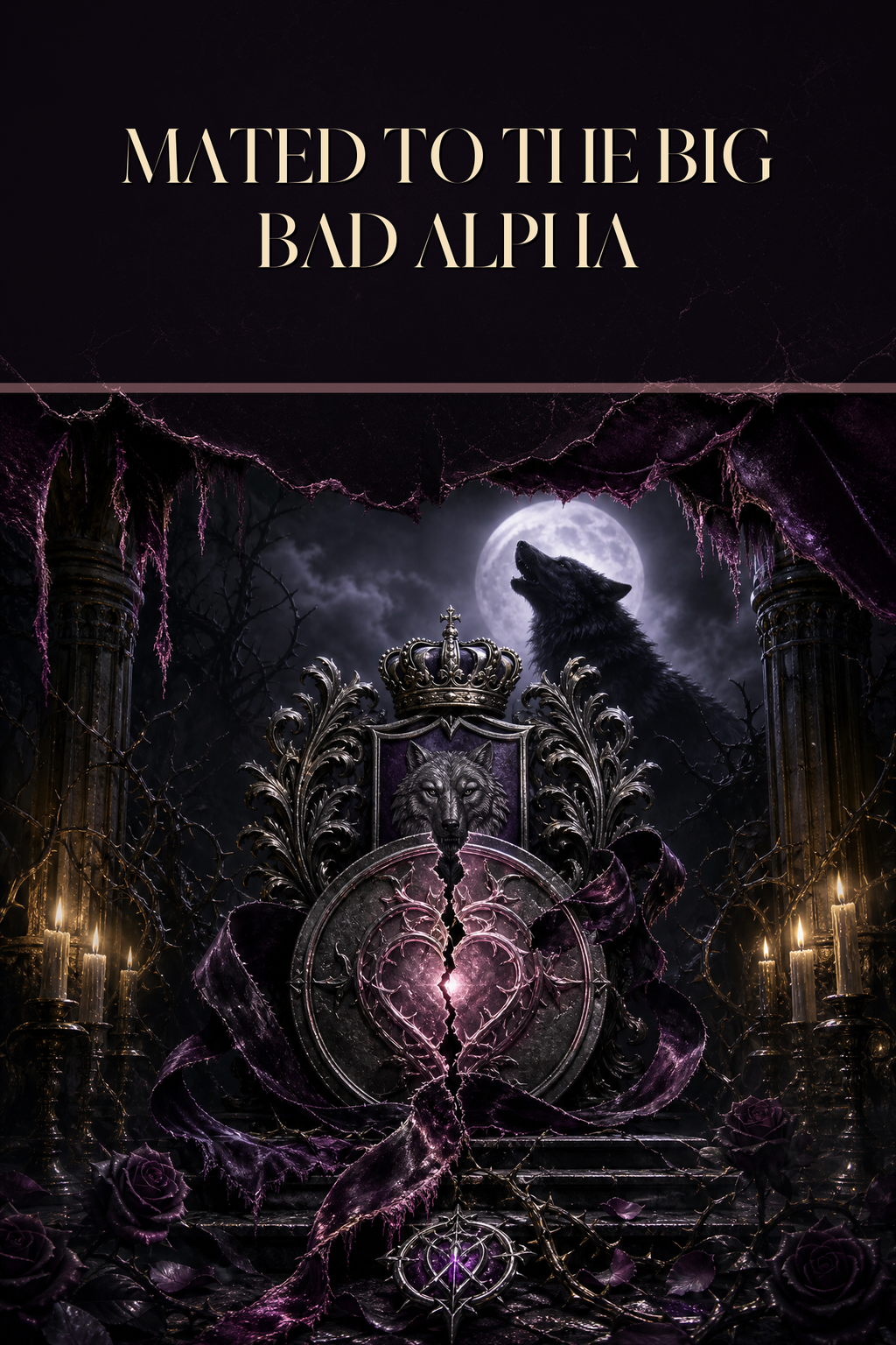 Mated To The Big Bad Alpha - Moonlit Vice Books cover art