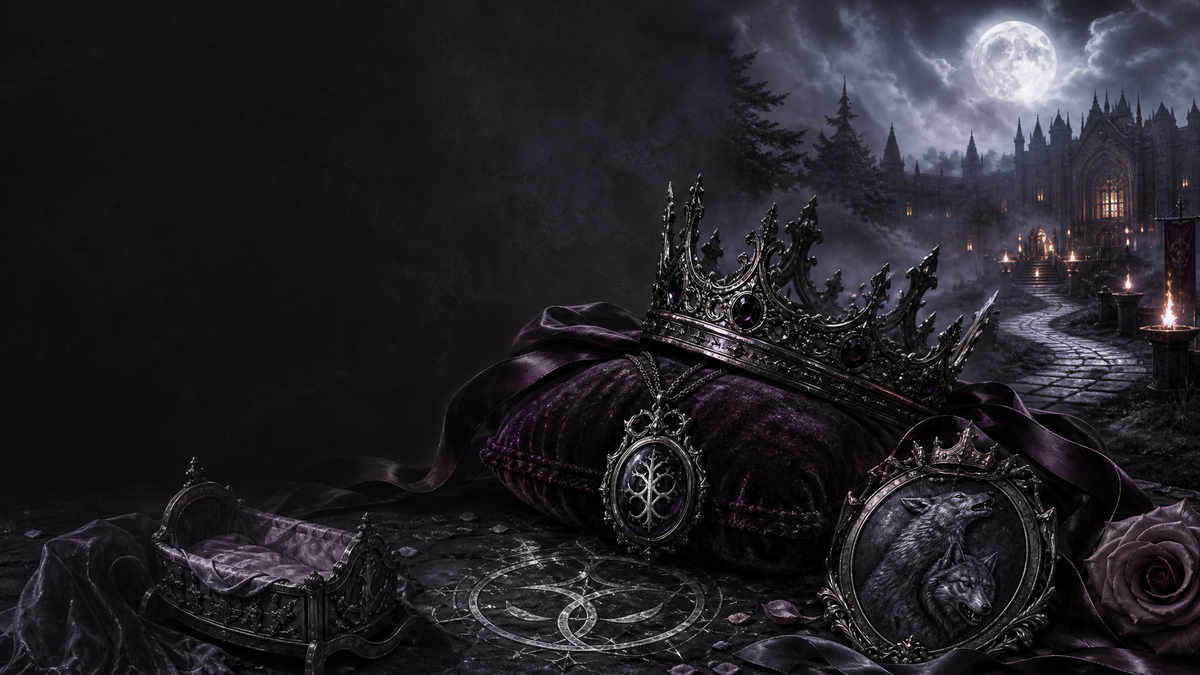 Mated To The Werewolf King - Moonlit Vice Books blog artwork
