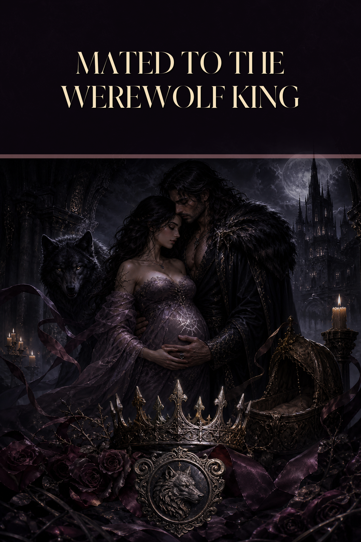Mated To The Werewolf King - Moonlit Vice Books cover art