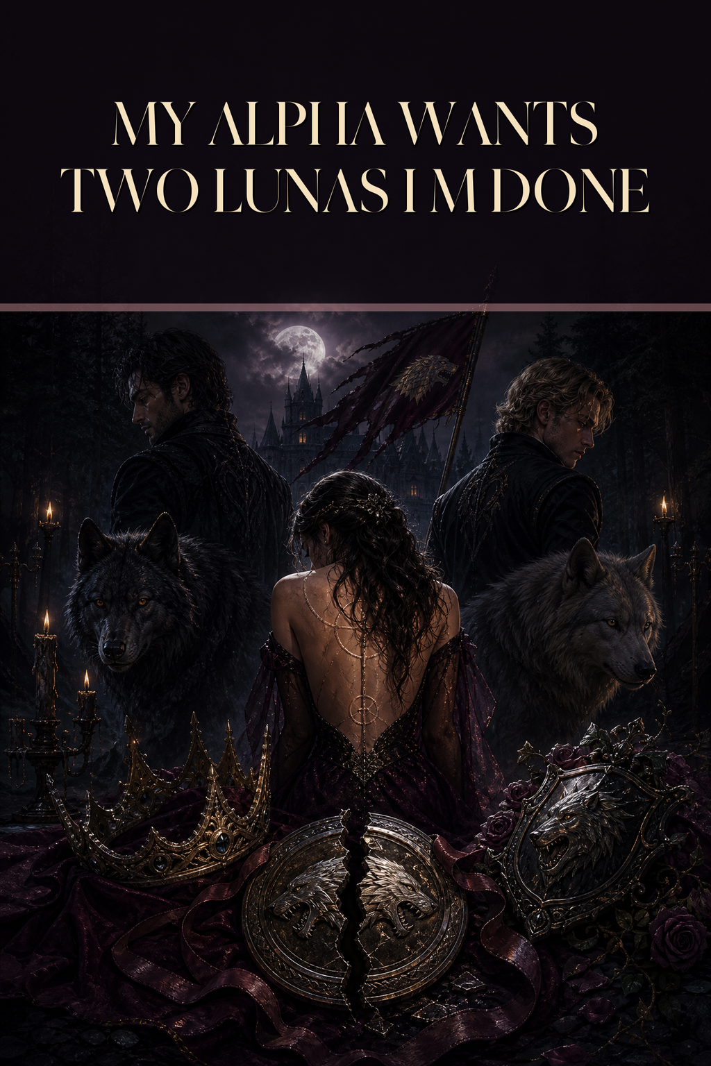My Alpha Wants Two Lunas I m Done - Moonlit Vice Books cover art