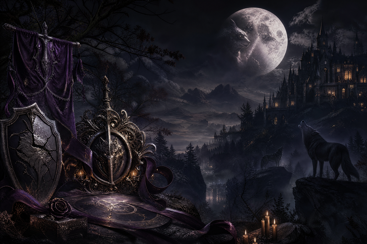 My Human Alpha Mate - Moonlit Vice Books mood artwork