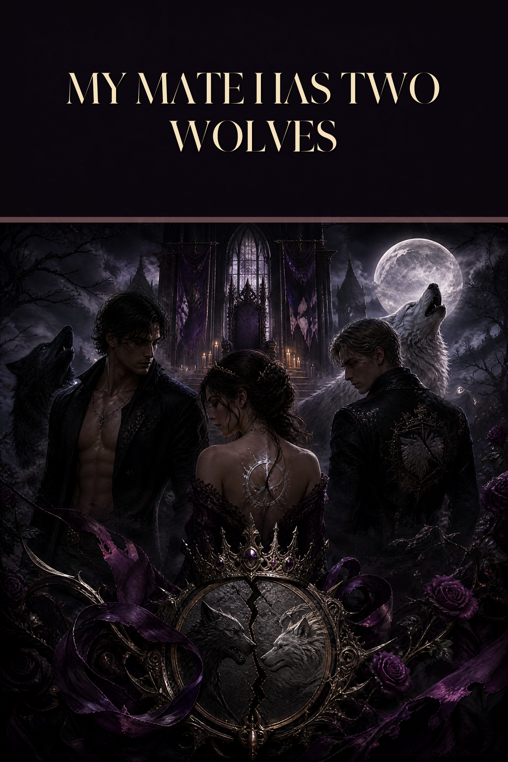 My Mate Has Two Wolves - Moonlit Vice Books cover art